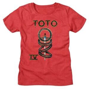 Toto Iv Album Cover Red Heather Womens T Shirt